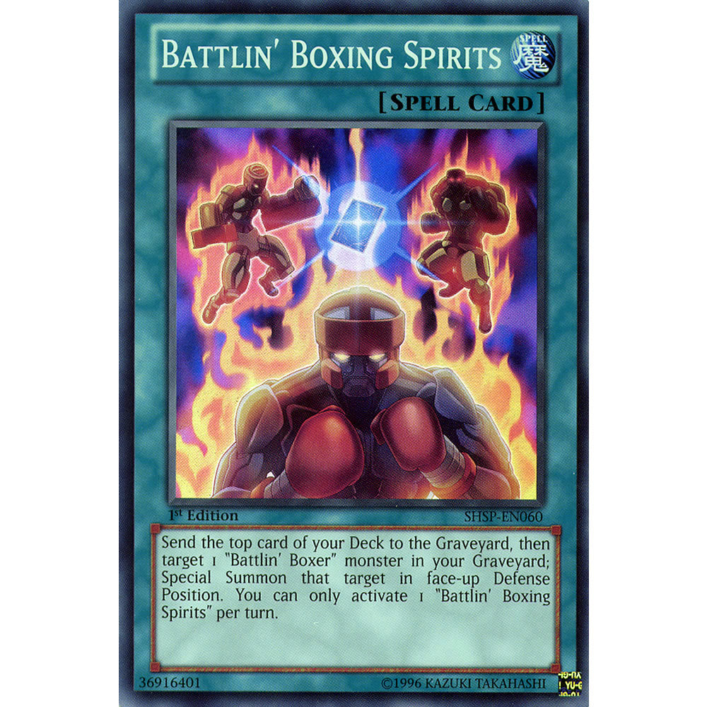 Battlin' Boxing Spirits SHSP-EN060 Yu-Gi-Oh! Card from the Shadow Specters Set