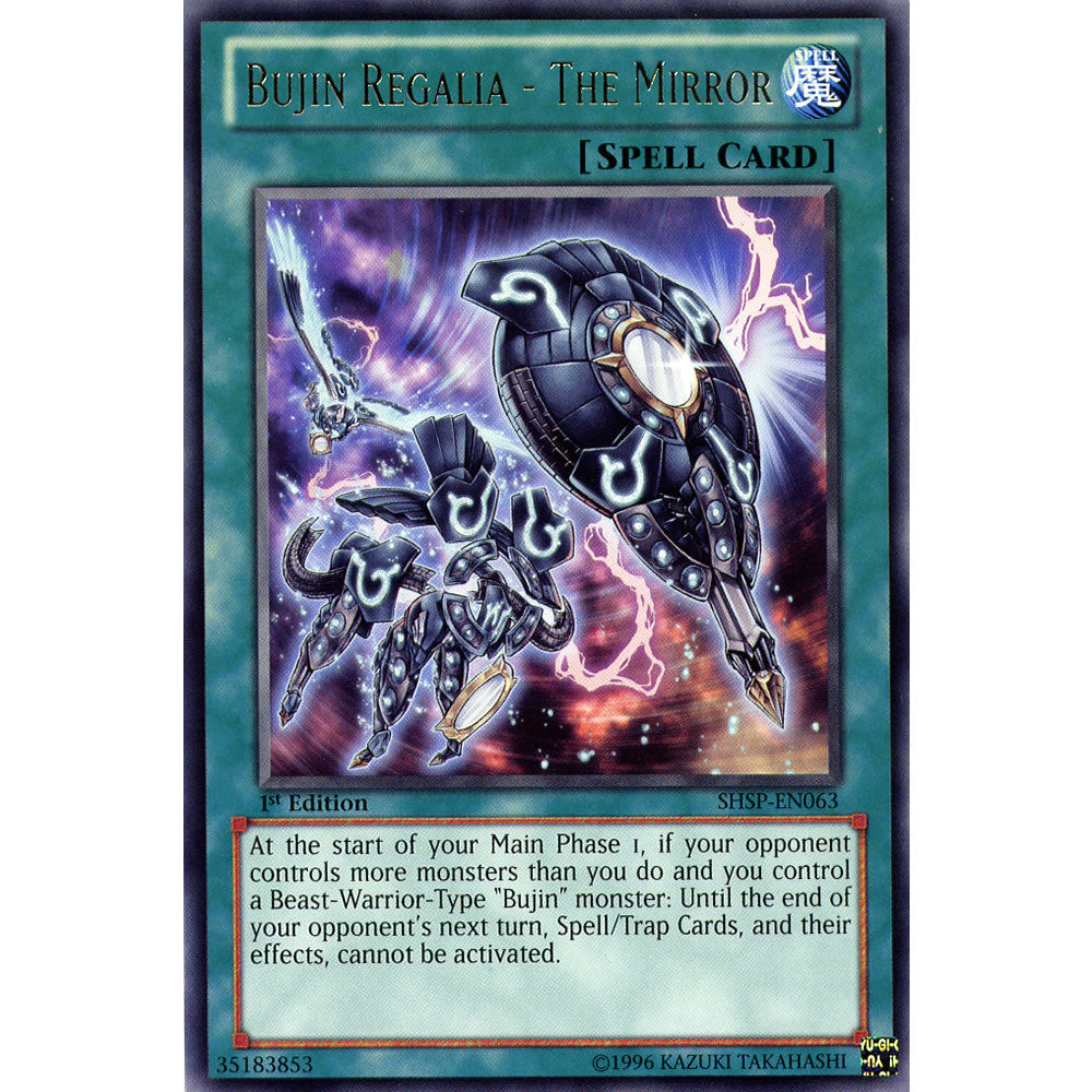 Bujin Regalia - The Mirror SHSP-EN063 Yu-Gi-Oh! Card from the Shadow Specters Set