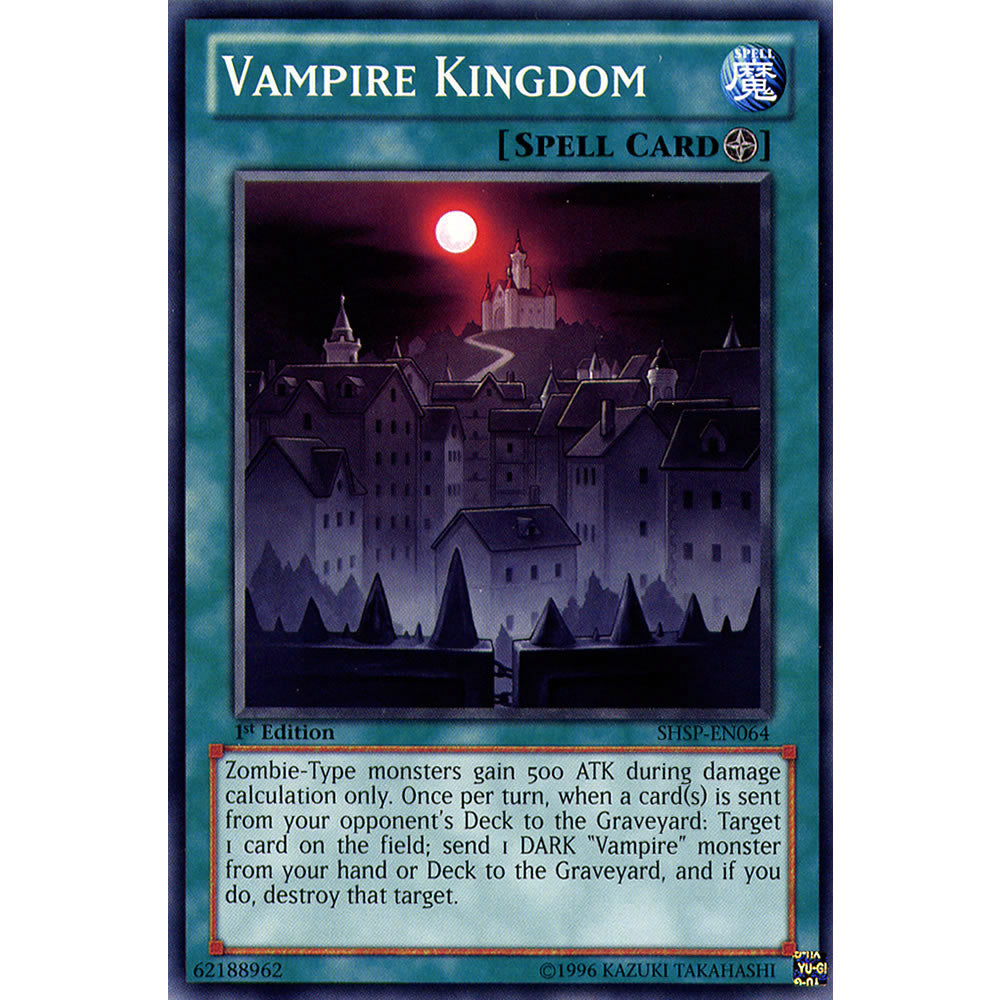 Vampire Kingdom SHSP-EN064 Yu-Gi-Oh! Card from the Shadow Specters Set