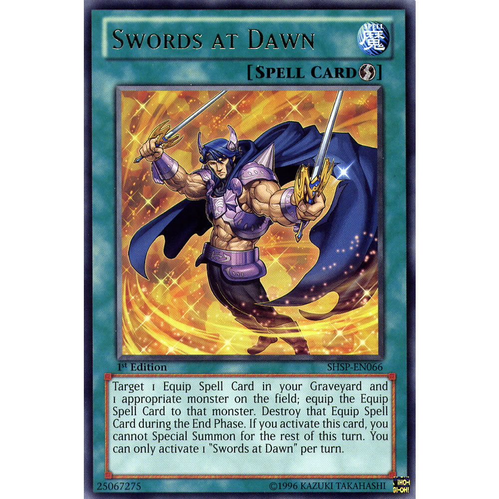 Swords at Dawn SHSP-EN066 Yu-Gi-Oh! Card from the Shadow Specters Set