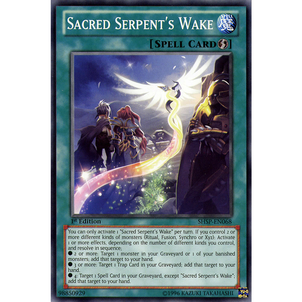 Sacred Serpent's Wake SHSP-EN068 Yu-Gi-Oh! Card from the Shadow Specters Set