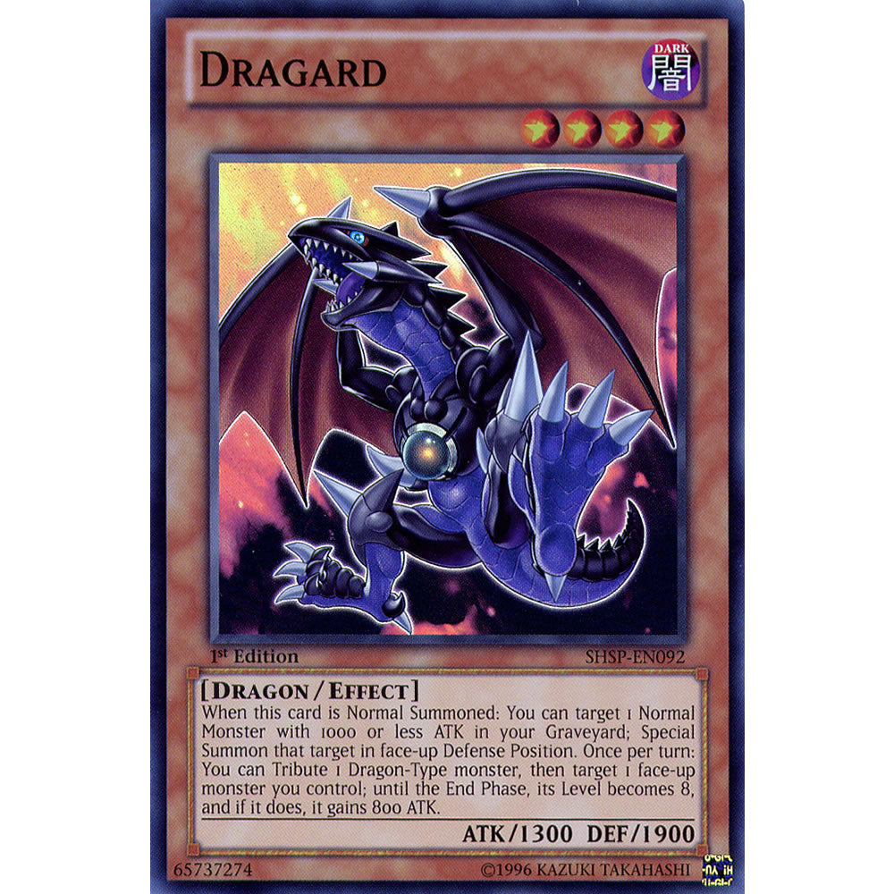 Dragard SHSP-EN092 Yu-Gi-Oh! Card from the Shadow Specters Set
