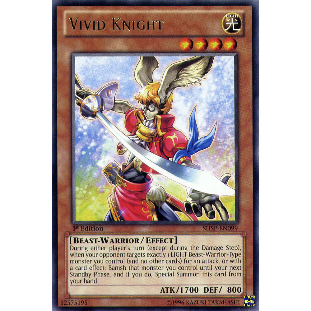 Vivid Knight SHSP-EN099 Yu-Gi-Oh! Card from the Shadow Specters Set