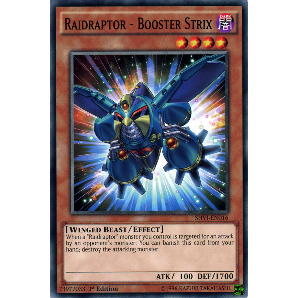 Raidraptor - Booster Strix SHVI-EN016 Yu-Gi-Oh! Card from the Shining Victories Set