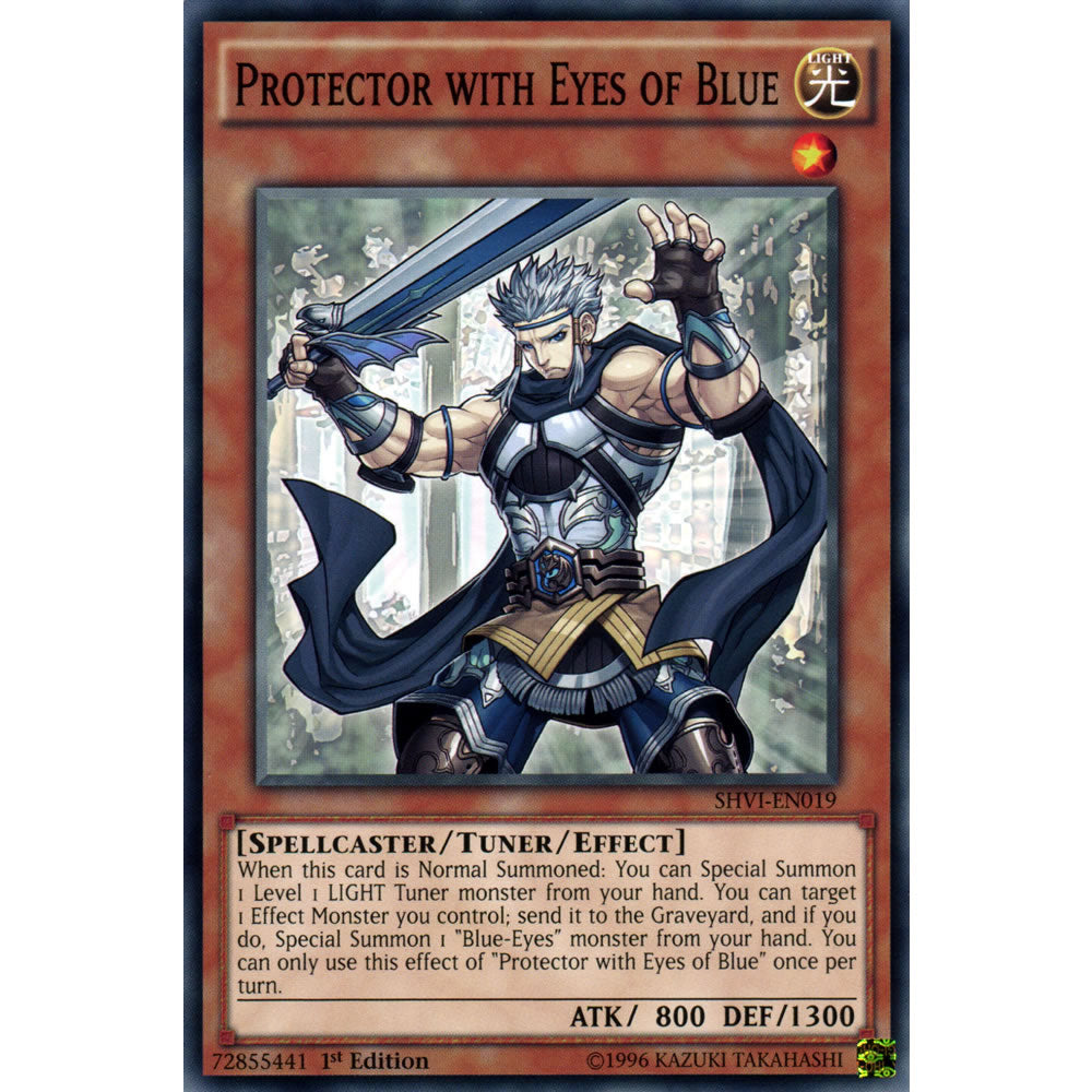 Protector with Eyes of Blue SHVI-EN019 Yu-Gi-Oh! Card from the Shining Victories Set