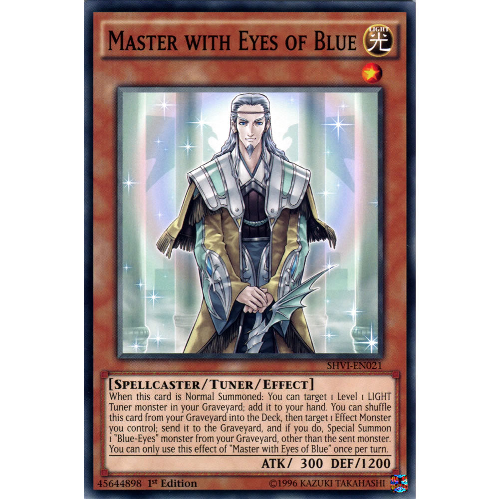 Master with Eyes of Blue SHVI-EN021 Yu-Gi-Oh! Card from the Shining Victories Set
