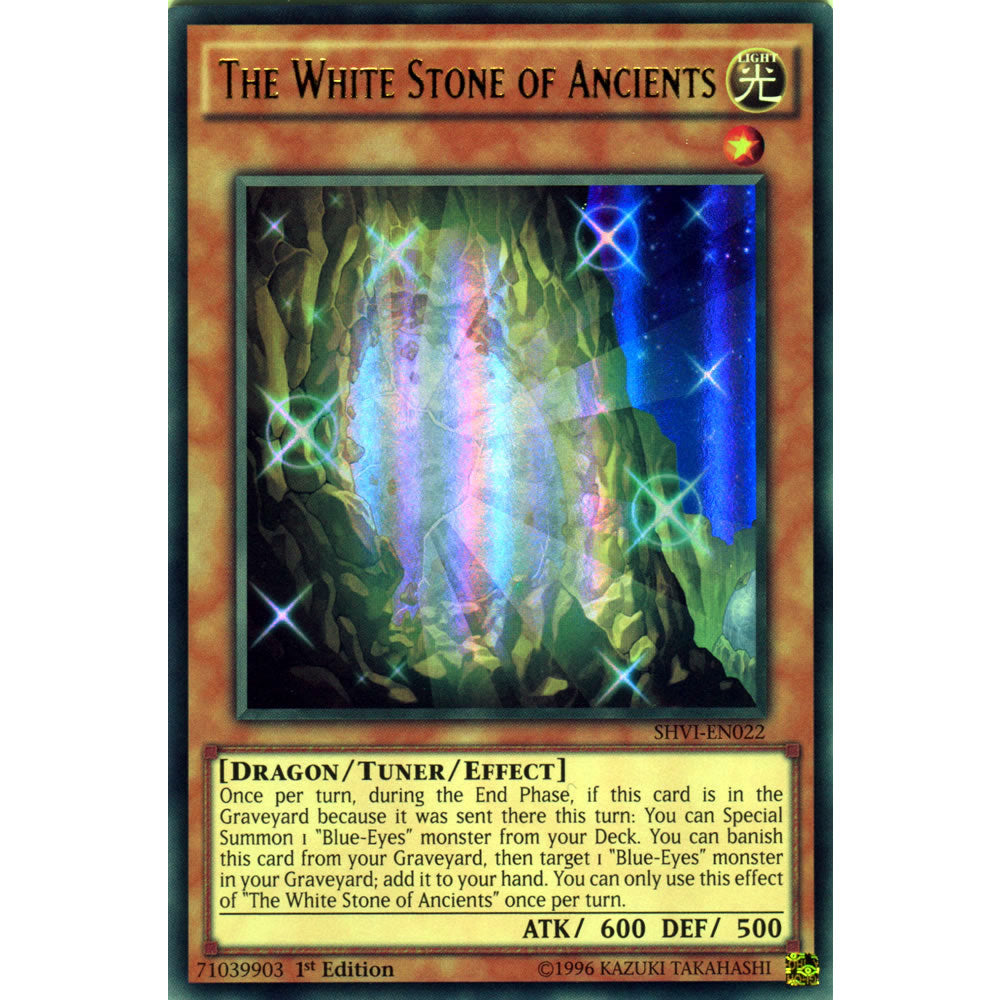 The White Stone of Ancients SHVI-EN022 Yu-Gi-Oh! Card from the Shining Victories Set