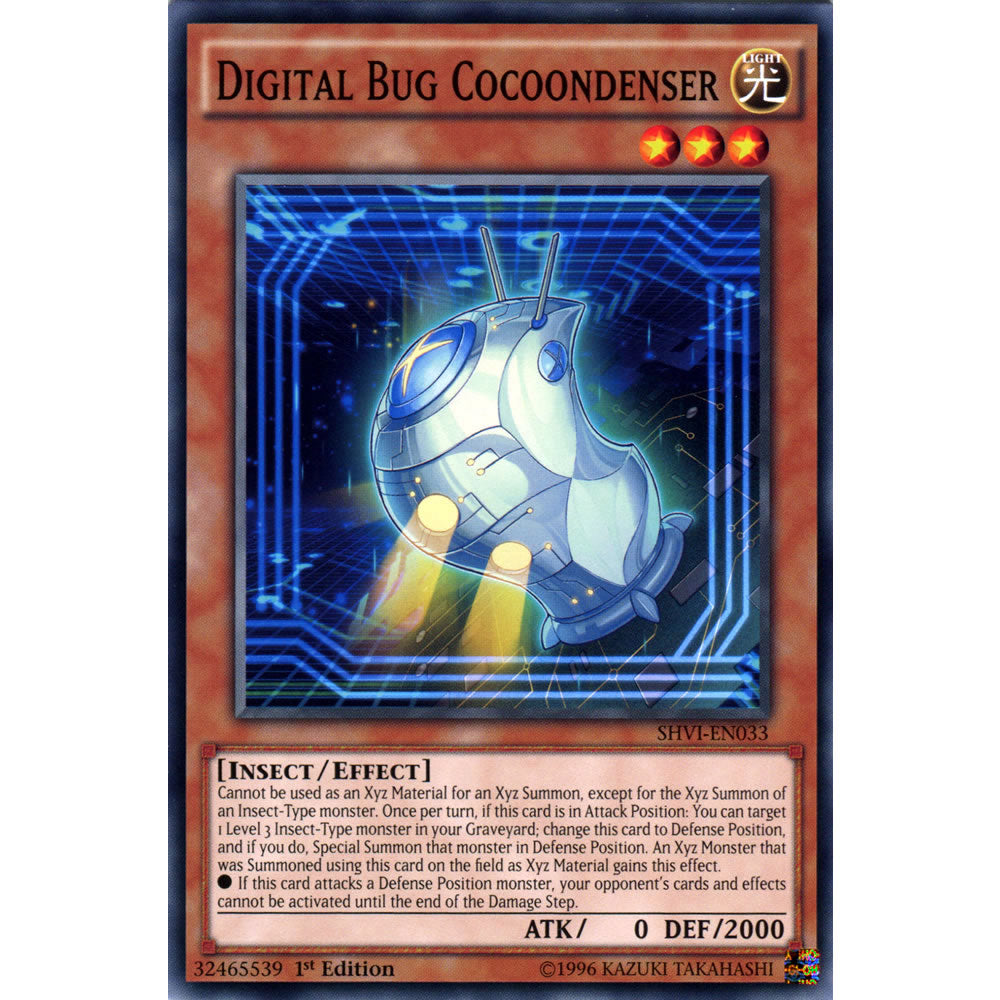 Digital Bug Cocoondenser SHVI-EN033 Yu-Gi-Oh! Card from the Shining Victories Set