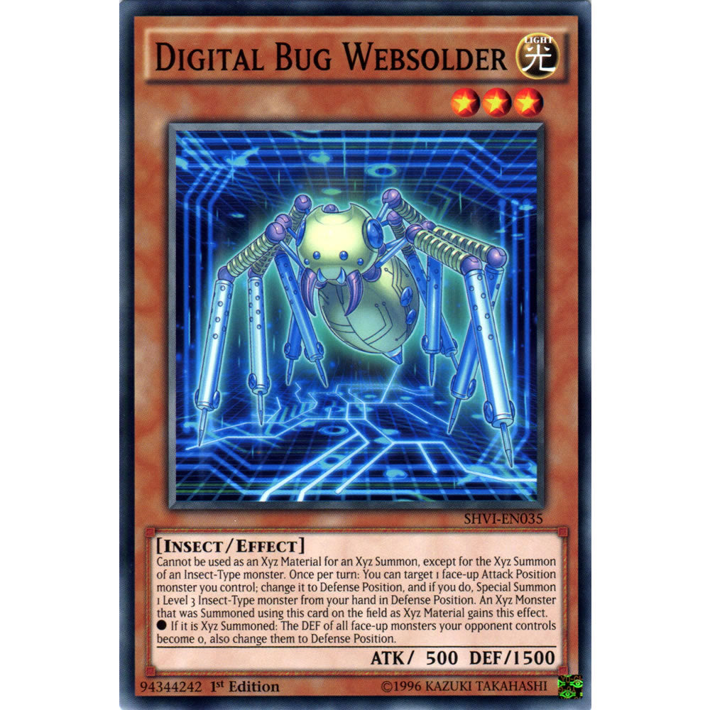 Digital Bug Websolder SHVI-EN035 Yu-Gi-Oh! Card from the Shining Victories Set