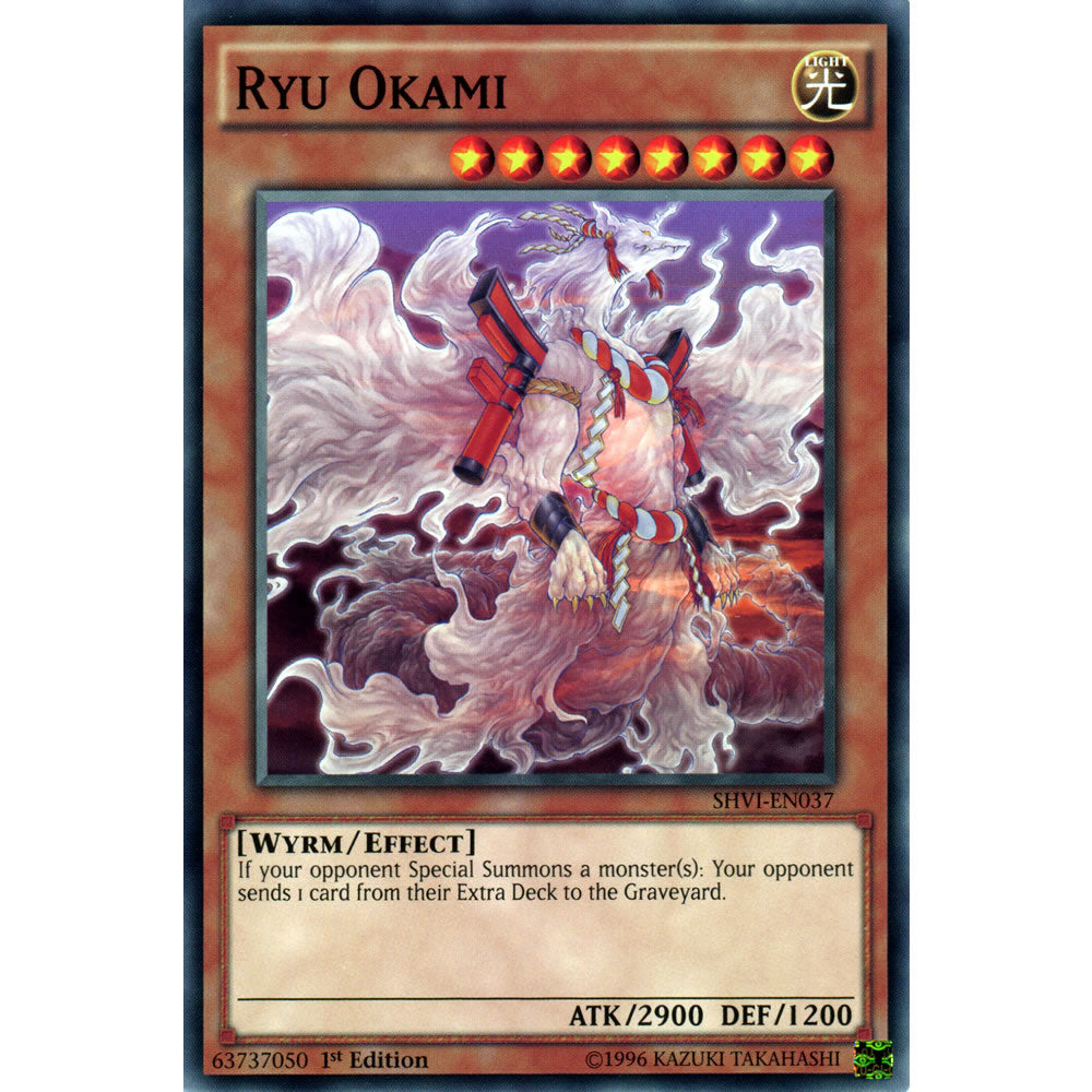 Ryu Okami SHVI-EN037 Yu-Gi-Oh! Card from the Shining Victories Set