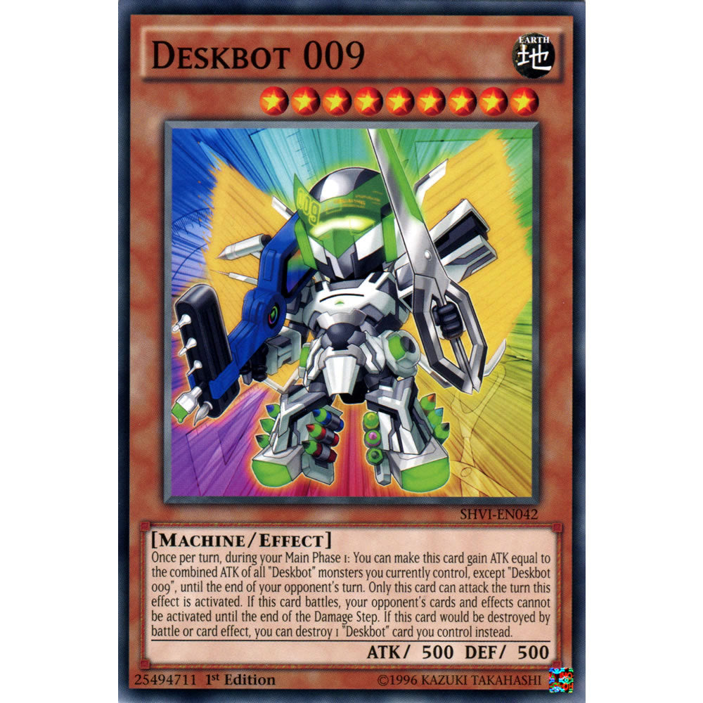 Deskbot 009 SHVI-EN042 Yu-Gi-Oh! Card from the Shining Victories Set