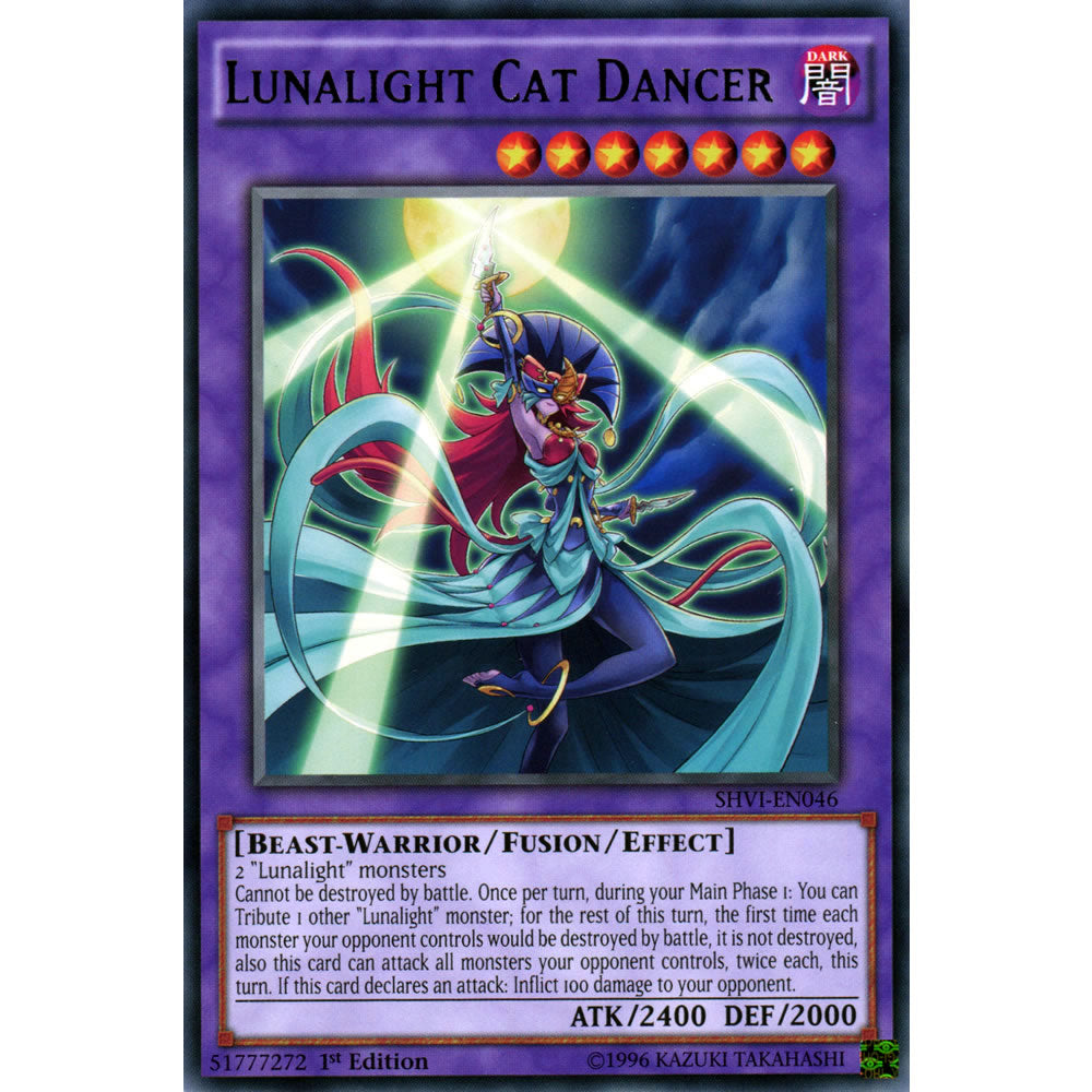 Lunalight Cat Dancer SHVI-EN046 Yu-Gi-Oh! Card from the Shining Victories Set