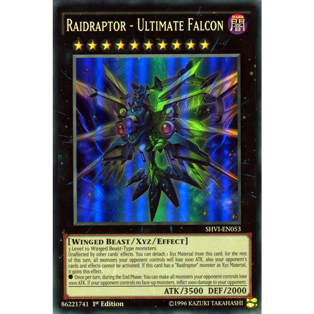 Raidraptor - Ultimate Falcon SHVI-EN053 Yu-Gi-Oh! Card from the Shining Victories Set