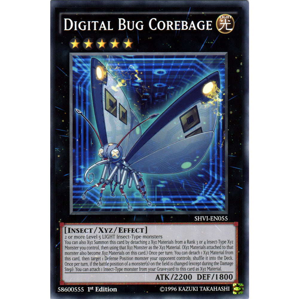Digital Bug Corebage SHVI-EN055 Yu-Gi-Oh! Card from the Shining Victories Set