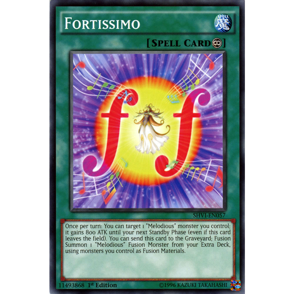 Fortissimo SHVI-EN057 Yu-Gi-Oh! Card from the Shining Victories Set