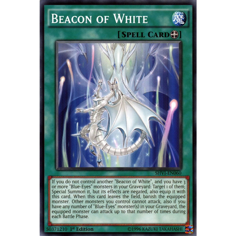 Beacon of White SHVI-EN060 Yu-Gi-Oh! Card from the Shining Victories Set