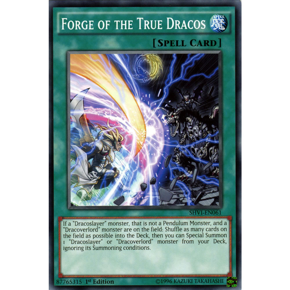 Forge of the True Dracos SHVI-EN061 Yu-Gi-Oh! Card from the Shining Victories Set