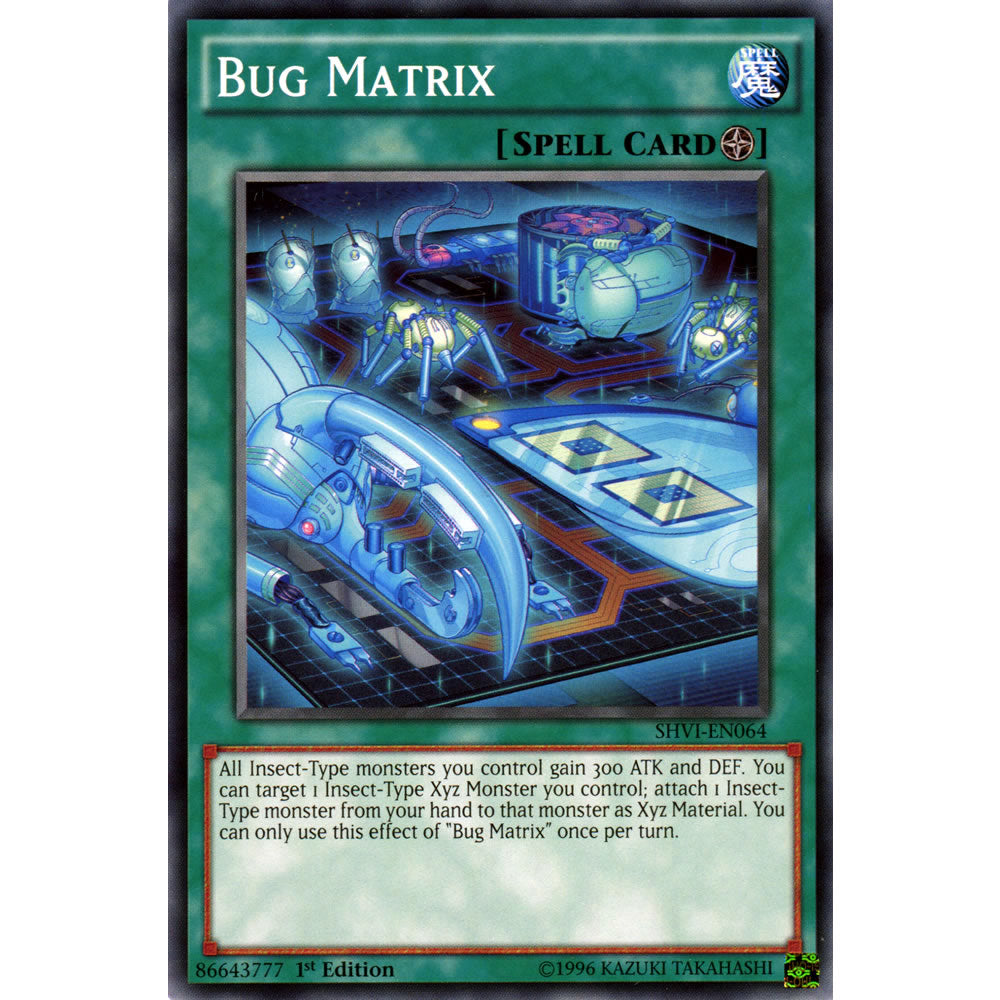 Bug Matrix SHVI-EN064 Yu-Gi-Oh! Card from the Shining Victories Set