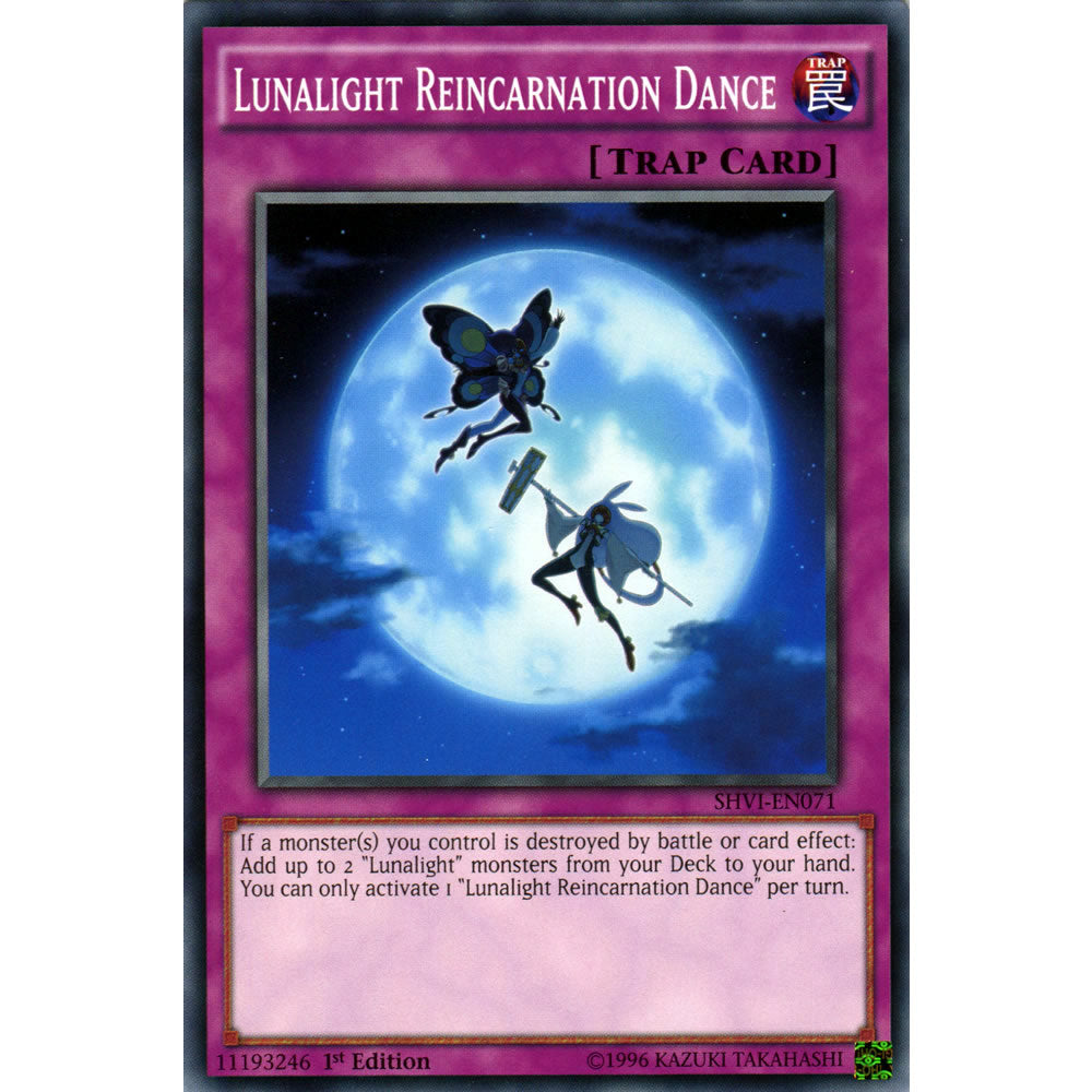 Lunalight Reincarnation Dance SHVI-EN071 Yu-Gi-Oh! Card from the Shining Victories Set
