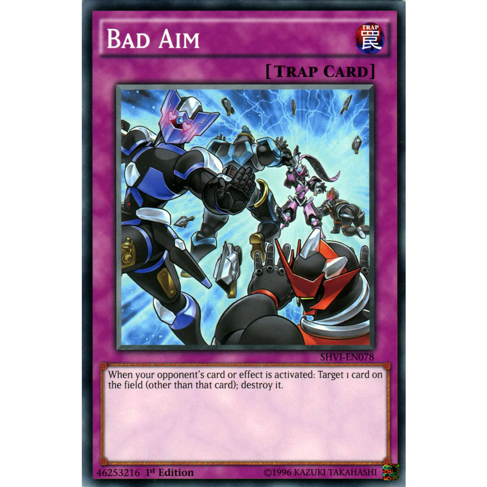 Bad Aim SHVI-EN078 Yu-Gi-Oh! Card from the Shining Victories Set