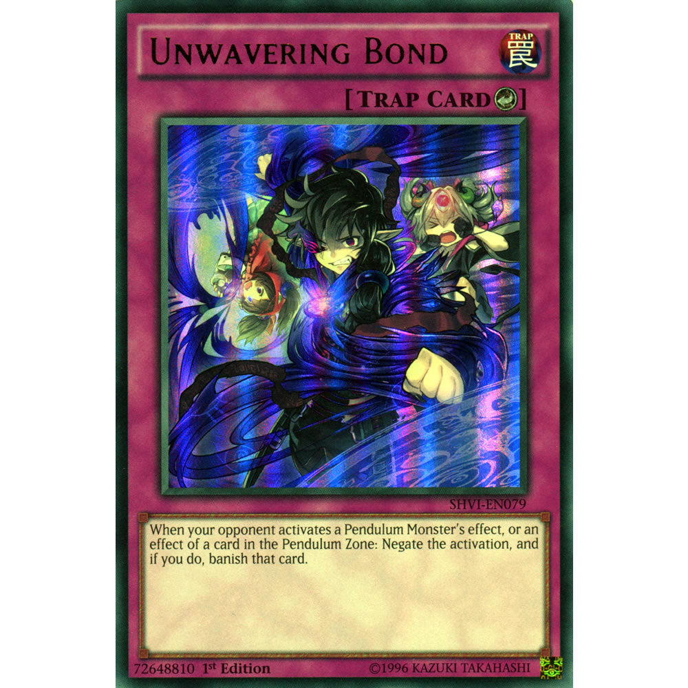 Unwavering Bond SHVI-EN079 Yu-Gi-Oh! Card from the Shining Victories Set