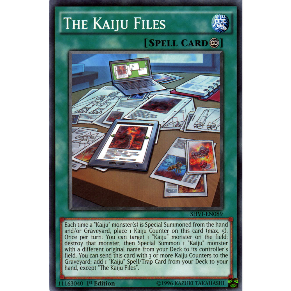 The Kaiju Files SHVI-EN089 Yu-Gi-Oh! Card from the Shining Victories Set