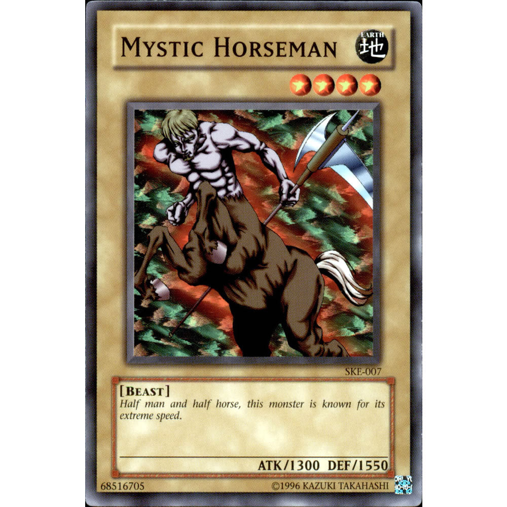 Mystic Horseman SKE-007 Yu-Gi-Oh! Card from the Kaiba Evolution Set