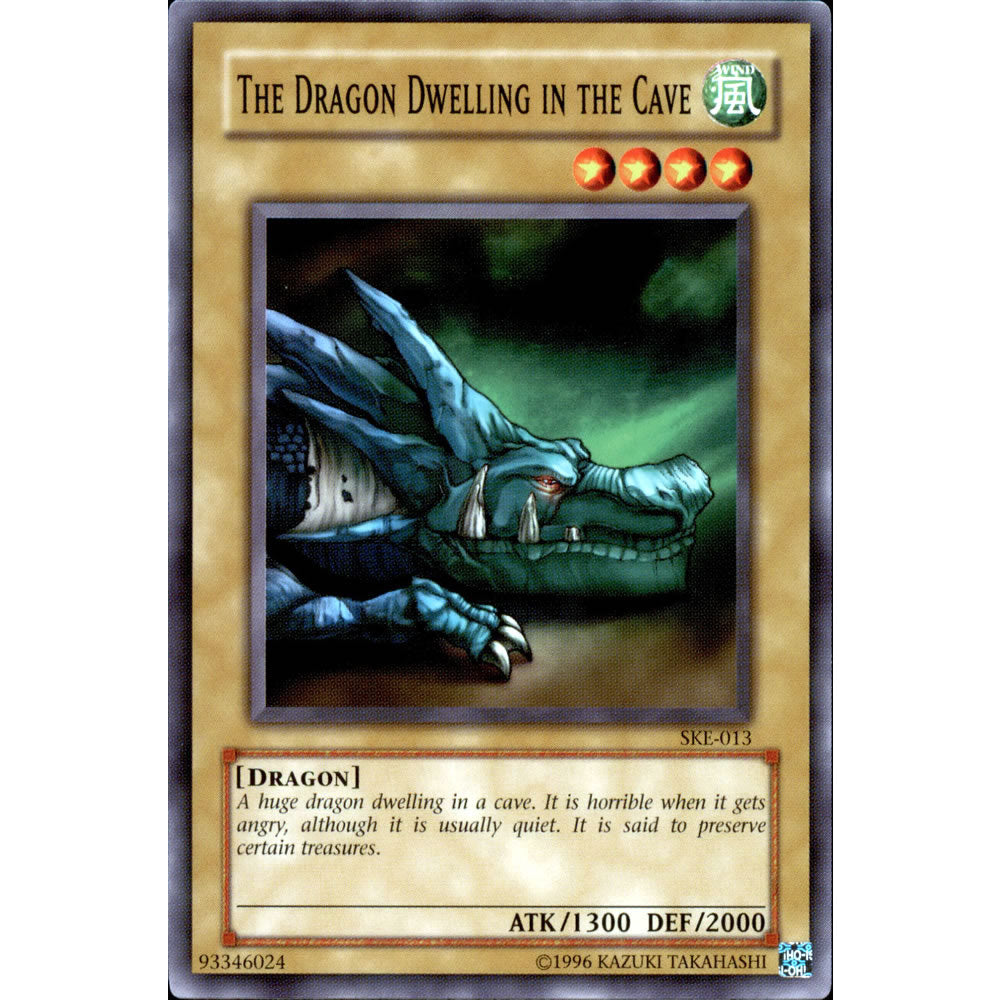 The Dragon Dwelling In The Cave SKE-013 Yu-Gi-Oh! Card from the Kaiba Evolution Set