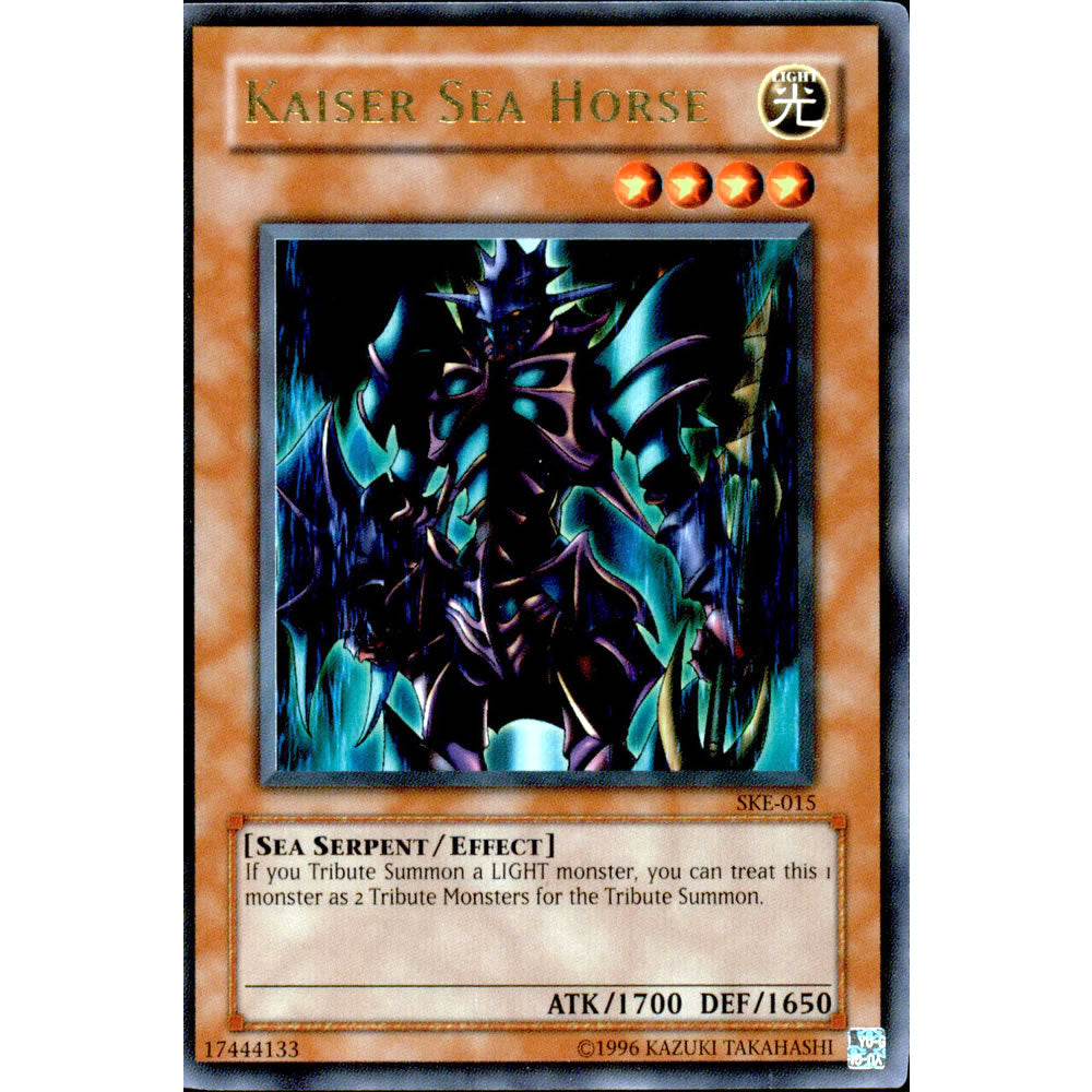 Kaiser Sea Horse SKE-015 Yu-Gi-Oh! Card from the Kaiba Evolution Set