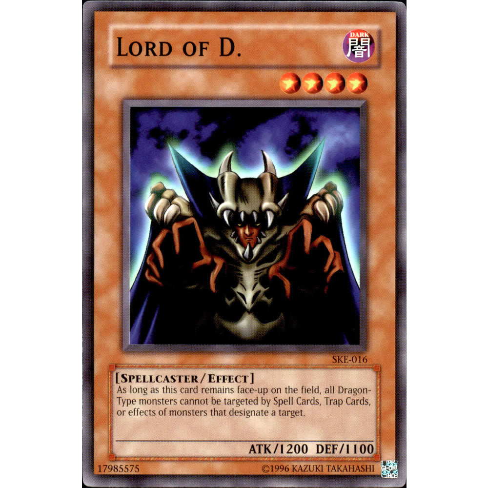 Lord of D. SKE-016 Yu-Gi-Oh! Card from the Kaiba Evolution Set