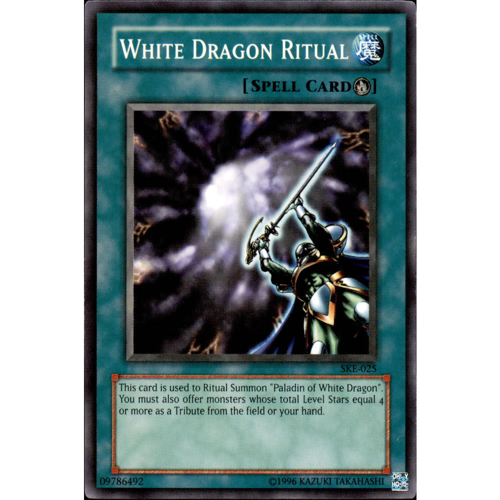 White Dragon Ritual SKE-025 Yu-Gi-Oh! Card from the Kaiba Evolution Set