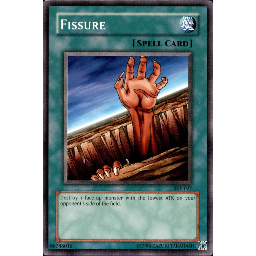 Fissure SKE-027 Yu-Gi-Oh! Card from the Kaiba Evolution Set