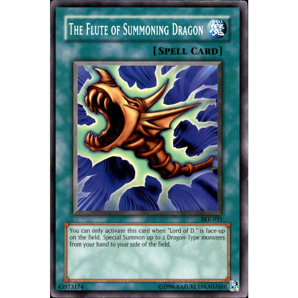 The Flute of Summoning Dragon SKE-031 Yu-Gi-Oh! Card from the Kaiba Evolution Set