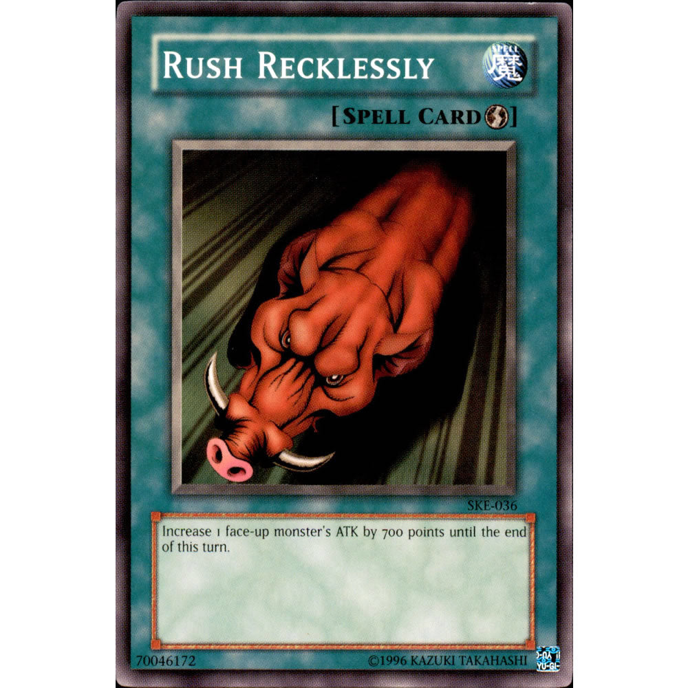 Rush Recklessly SKE-036 Yu-Gi-Oh! Card from the Kaiba Evolution Set