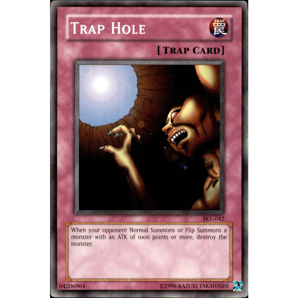 Trap Hole SKE-042 Yu-Gi-Oh! Card from the Kaiba Evolution Set