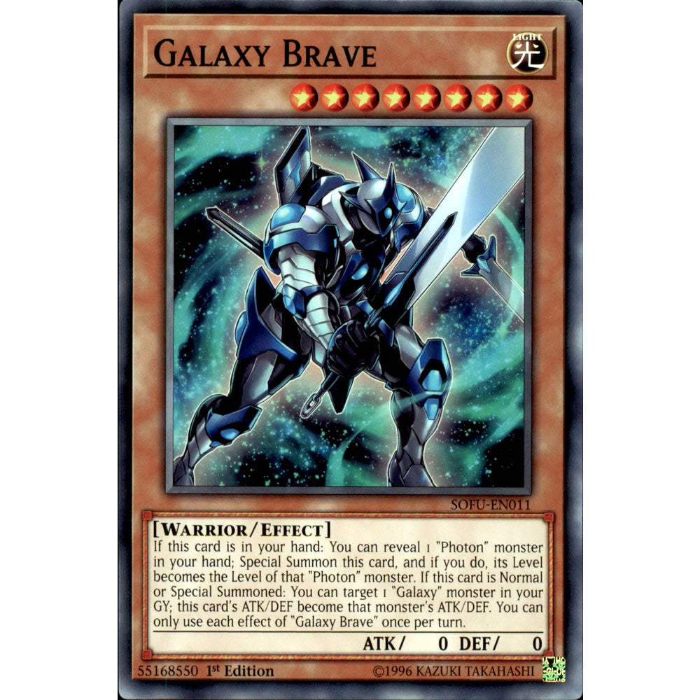 Galaxy Brave SOFU-EN011 Yu-Gi-Oh! Card from the Soul Fusion Set