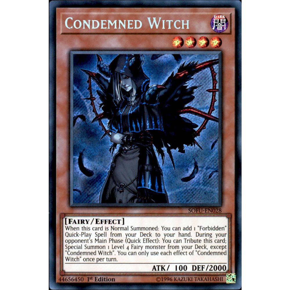 Condemned Witch SOFU-EN028 Yu-Gi-Oh! Card from the Soul Fusion Set