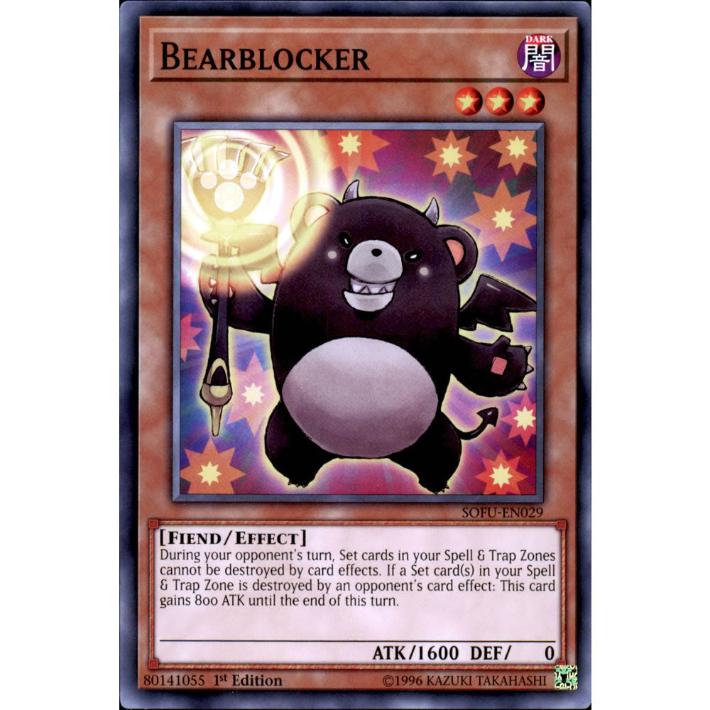 Bearblocker SOFU-EN029 Yu-Gi-Oh! Card from the Soul Fusion Set