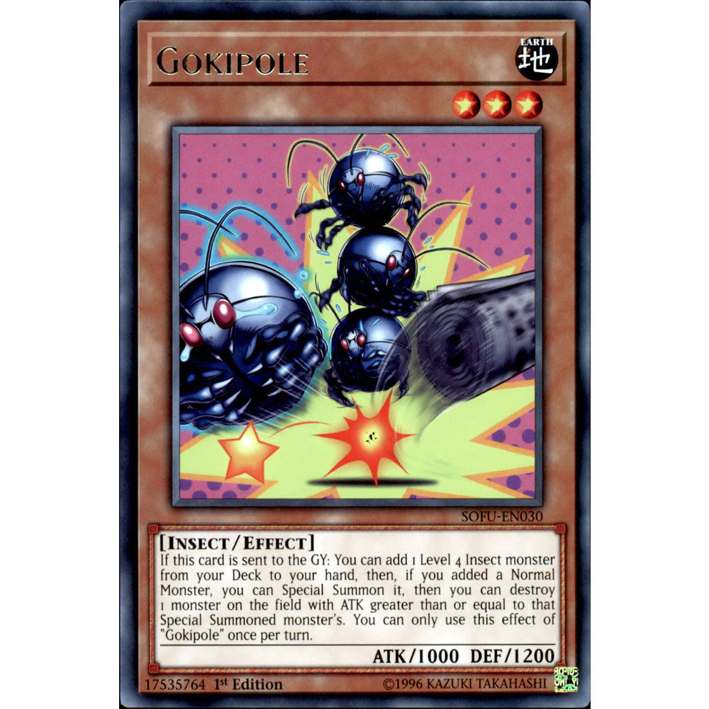 Gokipole SOFU-EN030 Yu-Gi-Oh! Card from the Soul Fusion Set