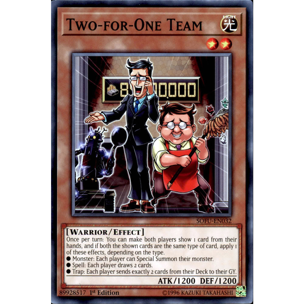 Two-for-One Team SOFU-EN032 Yu-Gi-Oh! Card from the Soul Fusion Set
