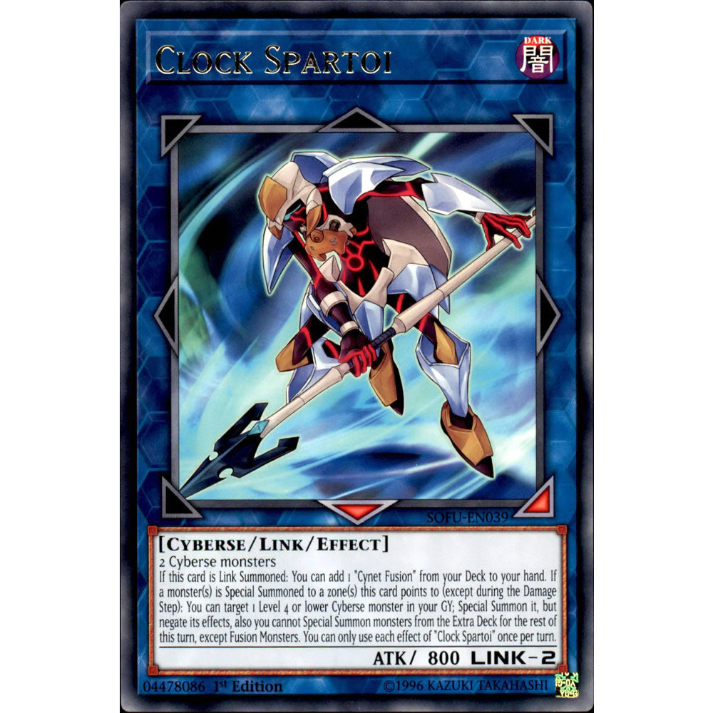 Clock Spartoi SOFU-EN039 Yu-Gi-Oh! Card from the Soul Fusion Set