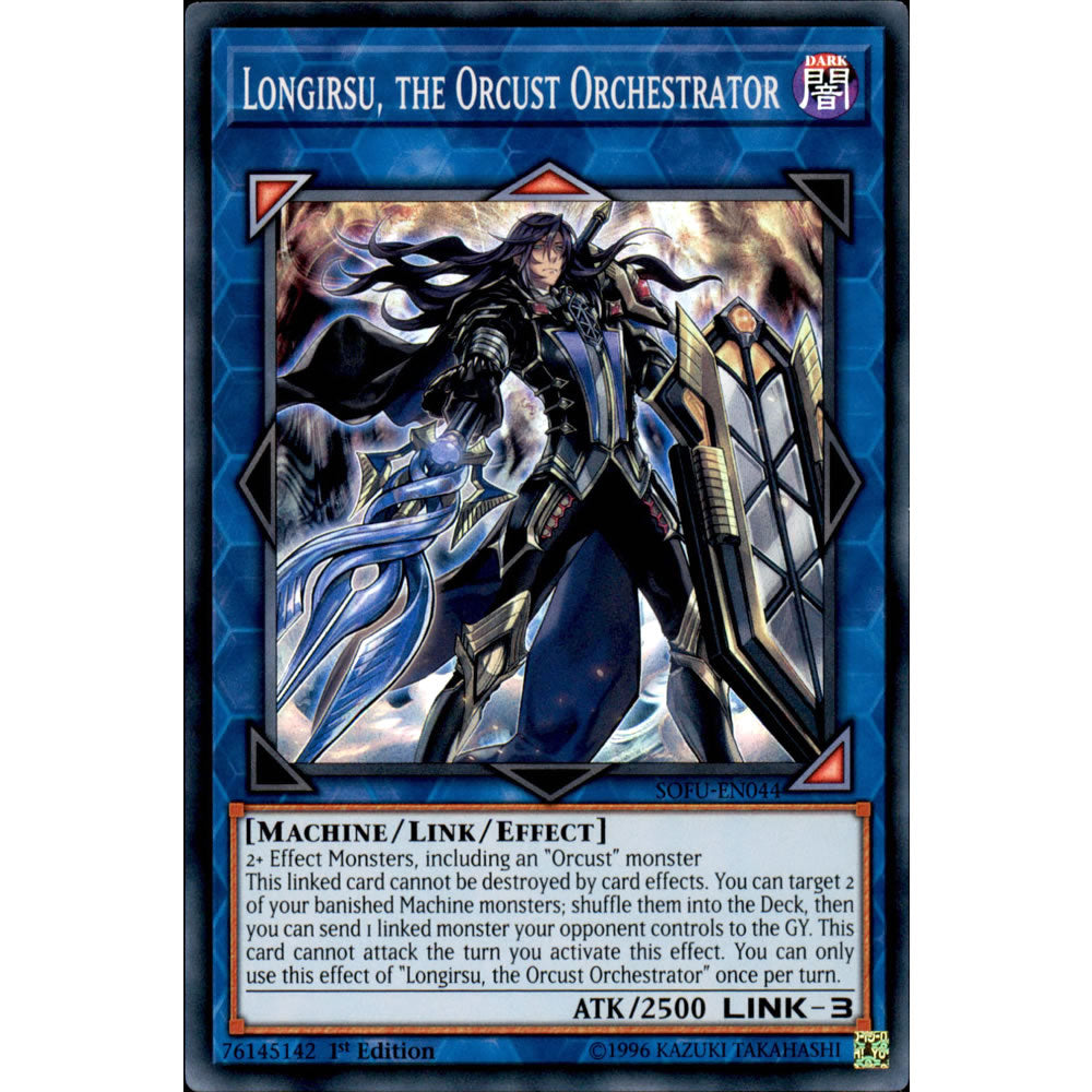 Longirsu, the Orcust Orchestrator SOFU-EN044 Yu-Gi-Oh! Card from the Soul Fusion Set
