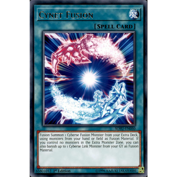 cyberse fusion monsters Cynet Fusion SOFU-EN050 Yu-Gi-Oh! Card