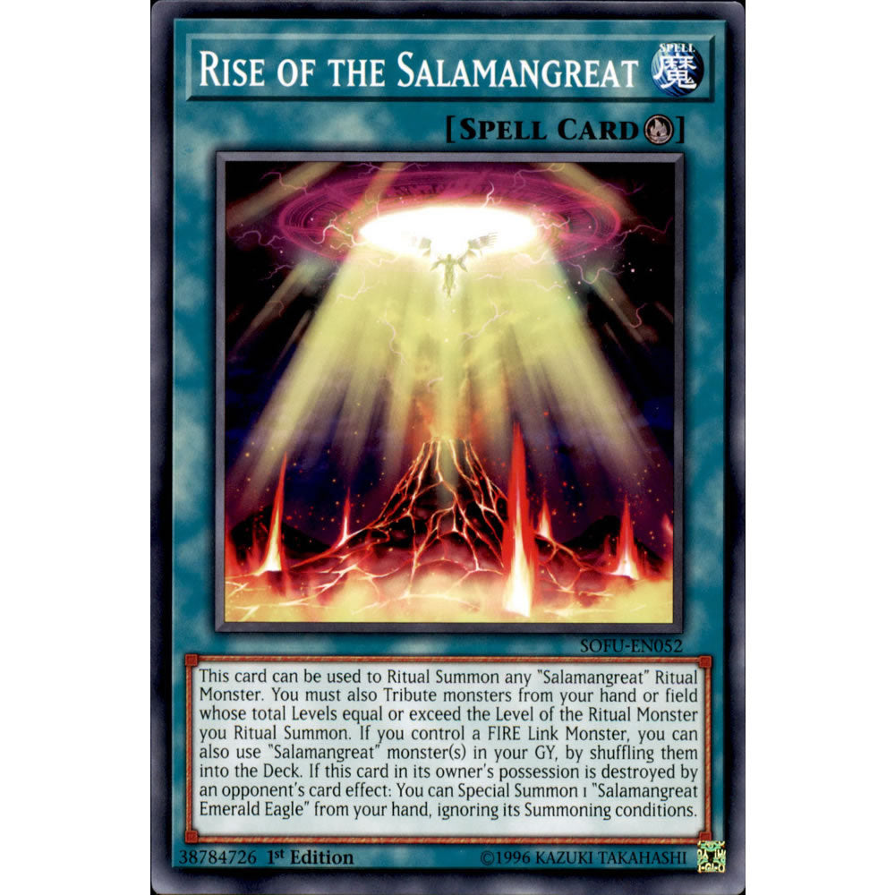 Rise of the Salamangreat SOFU-EN052 Yu-Gi-Oh! Card from the Soul Fusion Set
