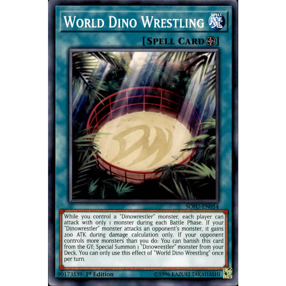 World Dino Wrestling SOFU-EN054 Yu-Gi-Oh! Card from the Soul Fusion Set