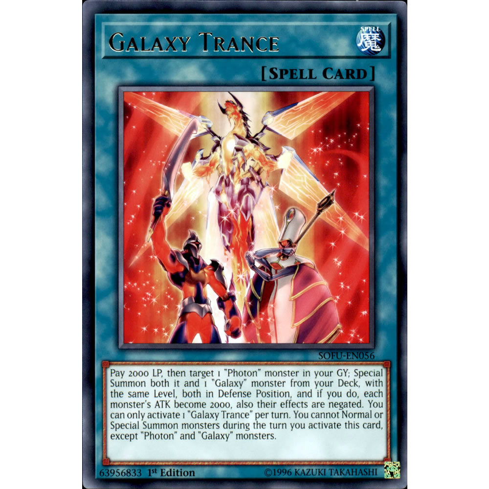 Galaxy Trance SOFU-EN056 Yu-Gi-Oh! Card from the Soul Fusion Set