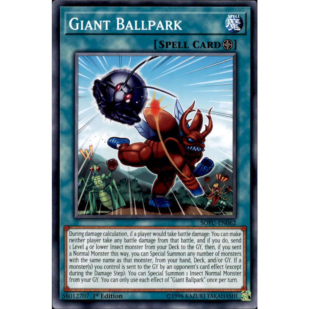 Giant Ballpark SOFU-EN062 Yu-Gi-Oh! Card from the Soul Fusion Set