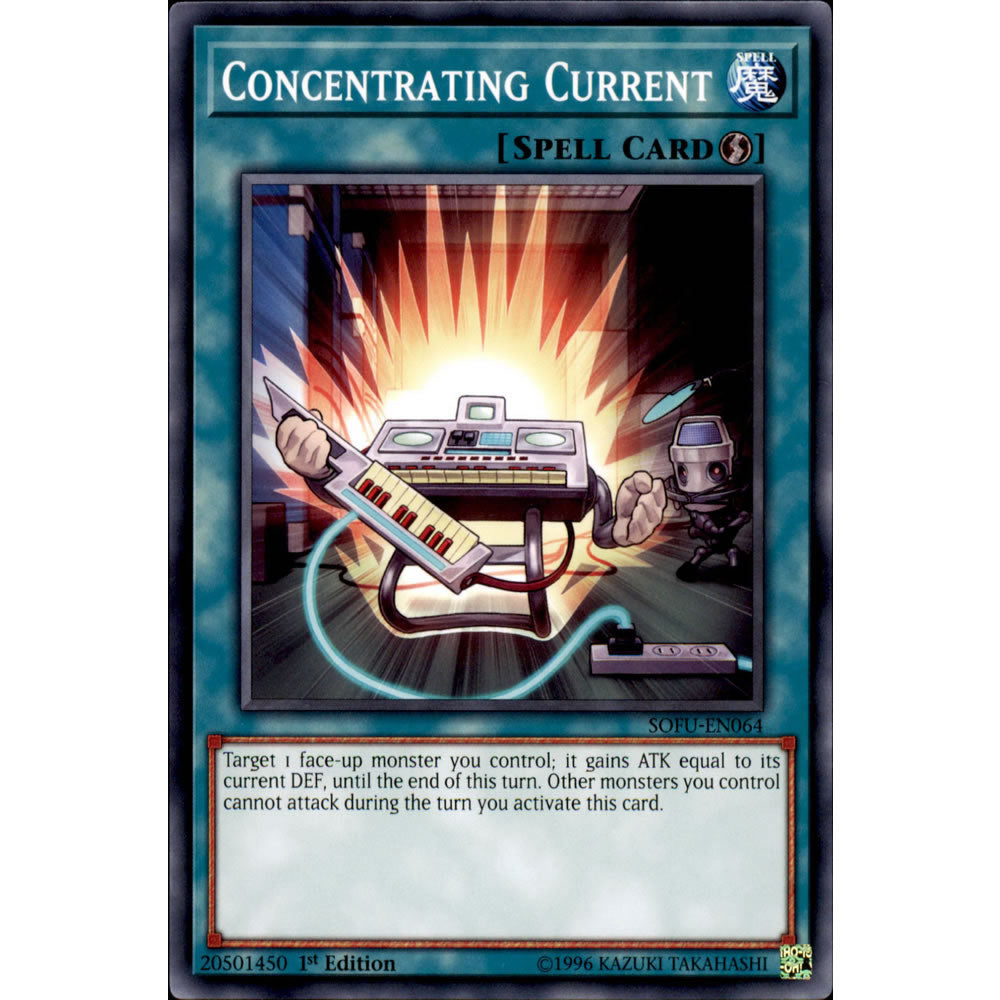 Concentrating Current SOFU-EN064 Yu-Gi-Oh! Card from the Soul Fusion Set