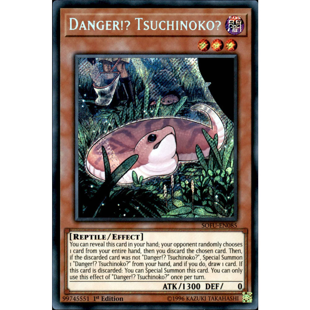 Danger!? Tsuchinoko? SOFU-EN085 Yu-Gi-Oh! Card from the Soul Fusion Set
