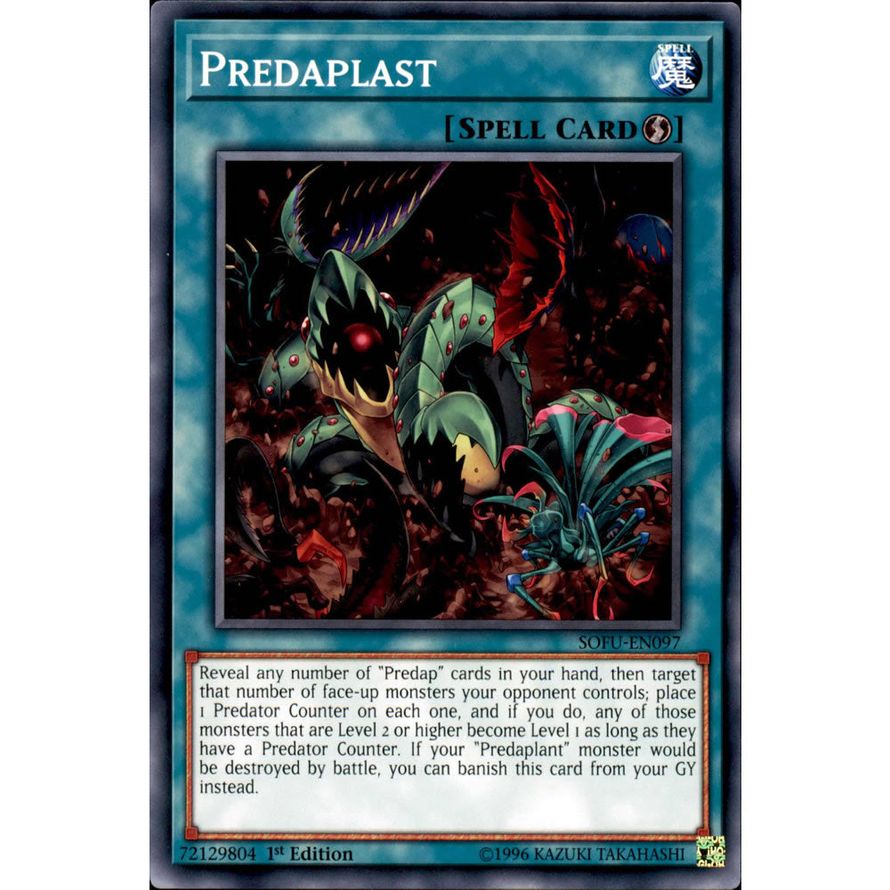 Predaplast SOFU-EN097 Yu-Gi-Oh! Card from the Soul Fusion Set